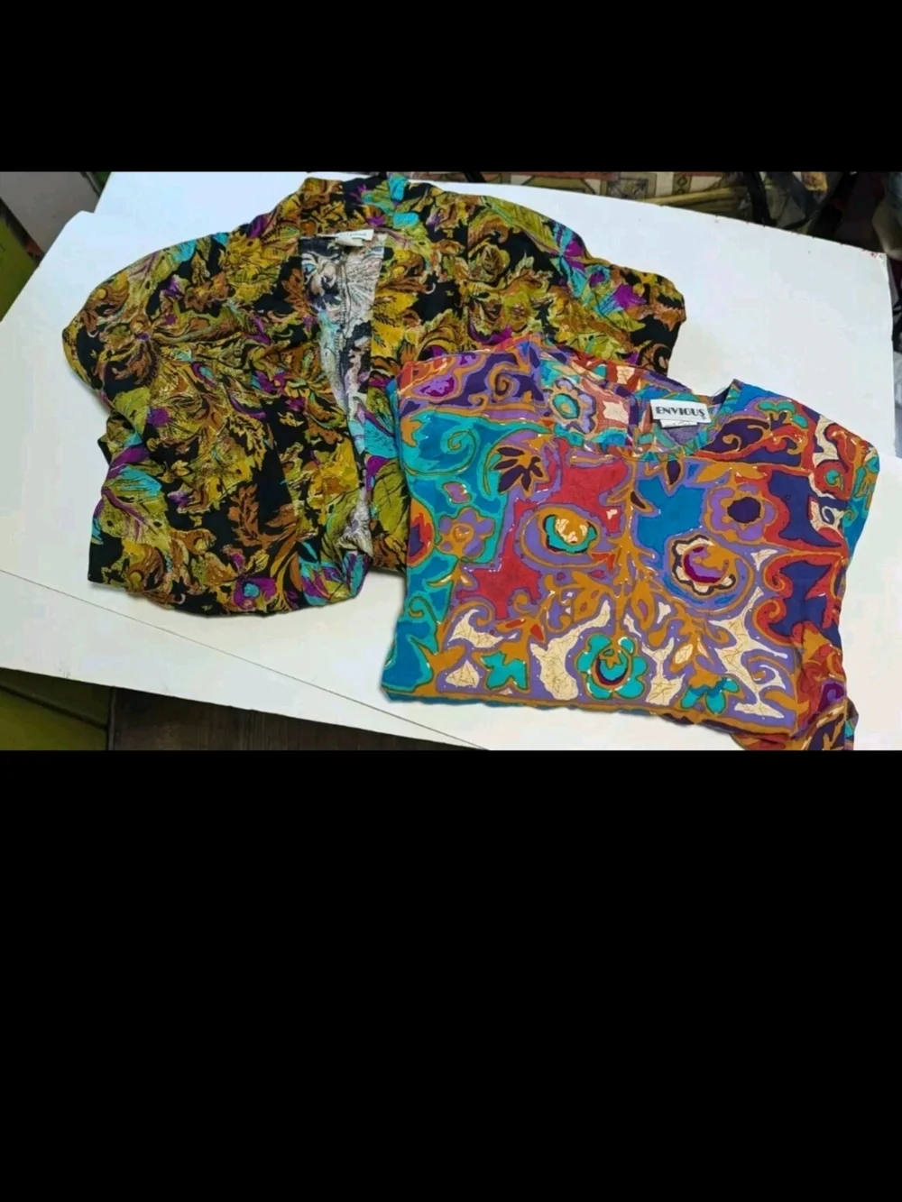 Oversized 80s Jacket And Top Abstract Graphic - Picture 9 of 9